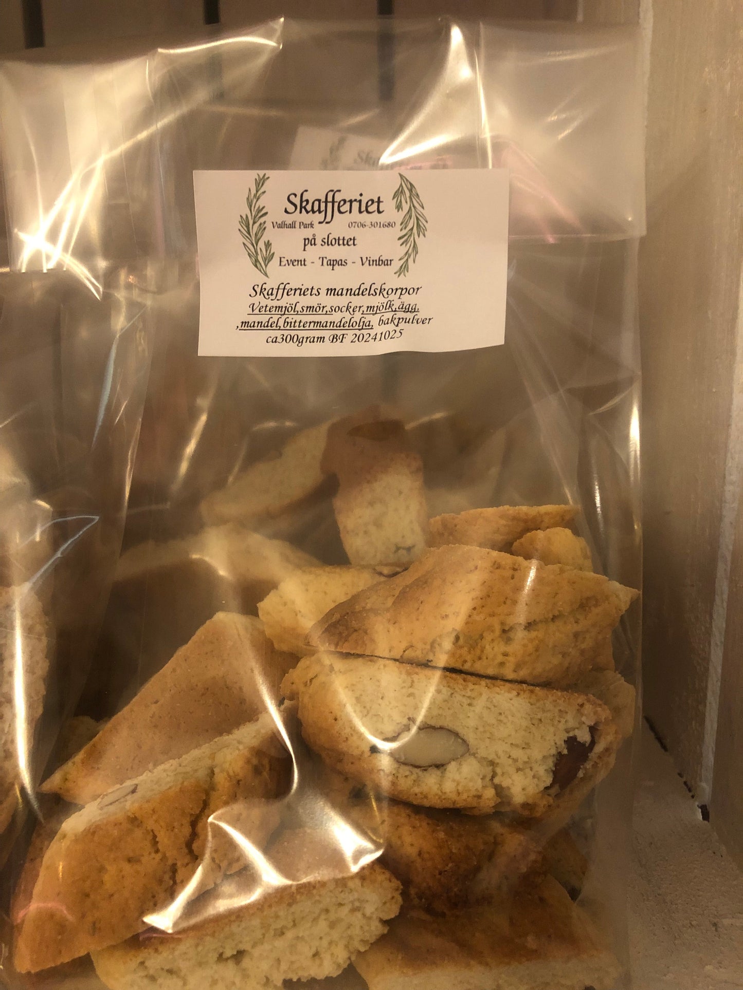 Mandelskorpor 300g