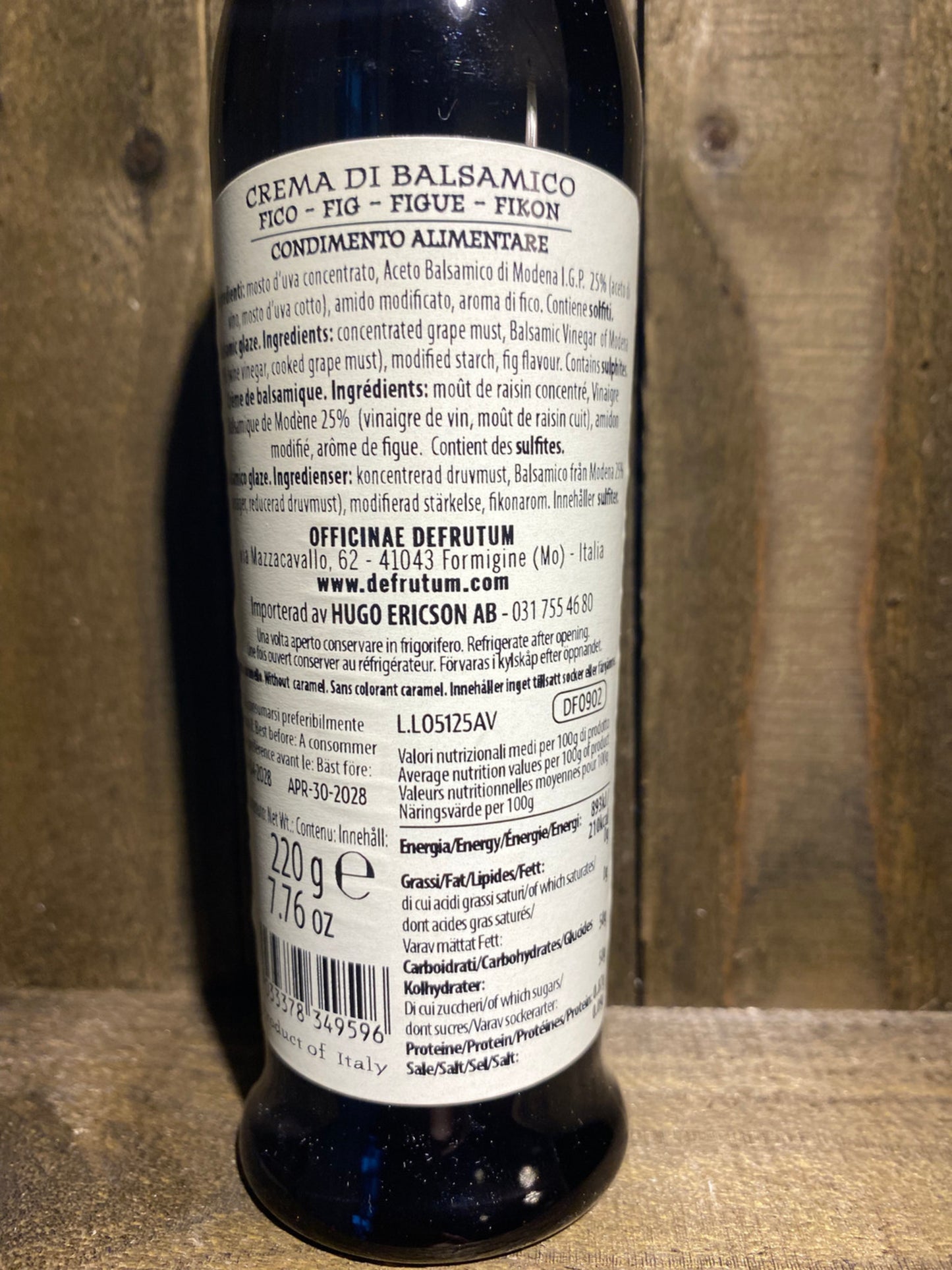 Crema Balsamica med Fikon