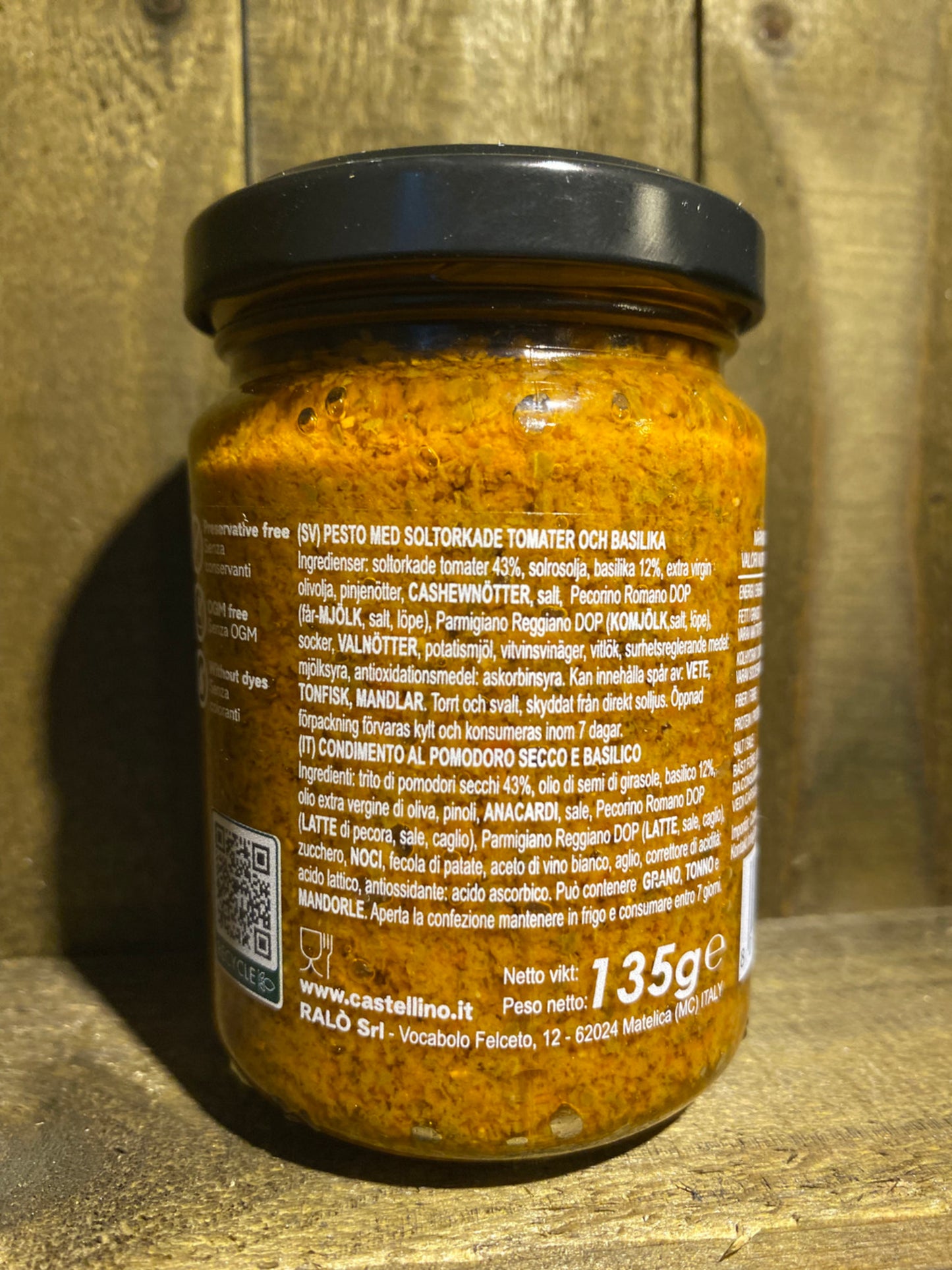 Castellino Röd Pesto