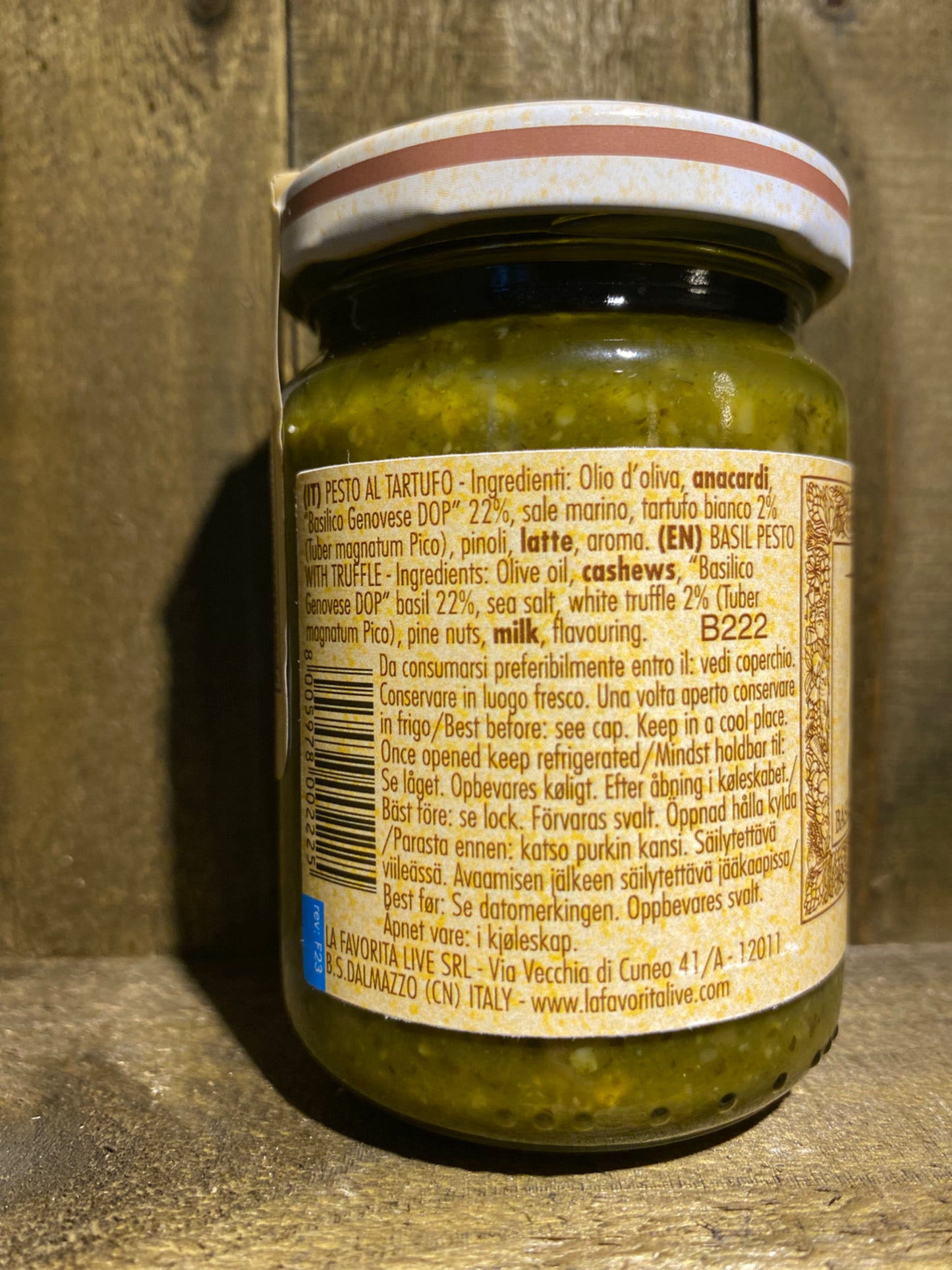 Pesto al Tartufo – Basilikapesto med Tryffel