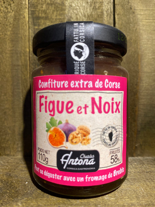 Fikon och valnötsmarmelad – Charles Antona - Confiture extra de Corse Figue et Noix