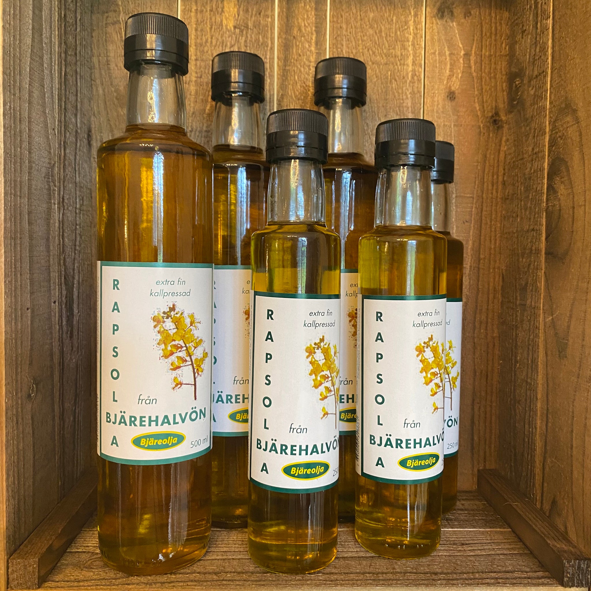 Bjäreolja - Kallpressad Rapsolja - 500ml – Skafferiet på Slottet