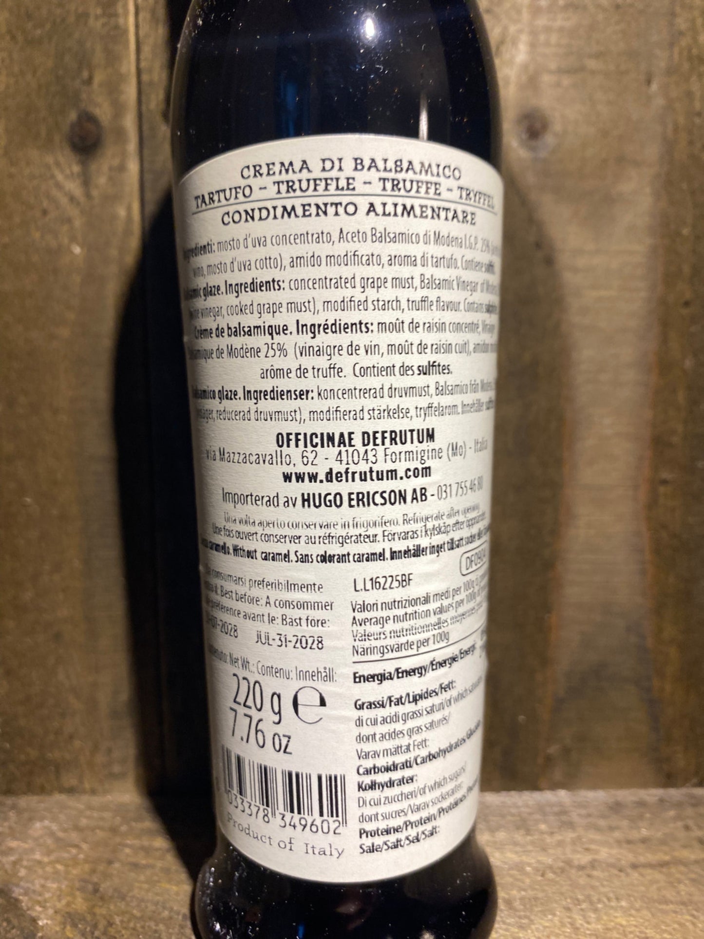 Crema Balsamica med Tryffel