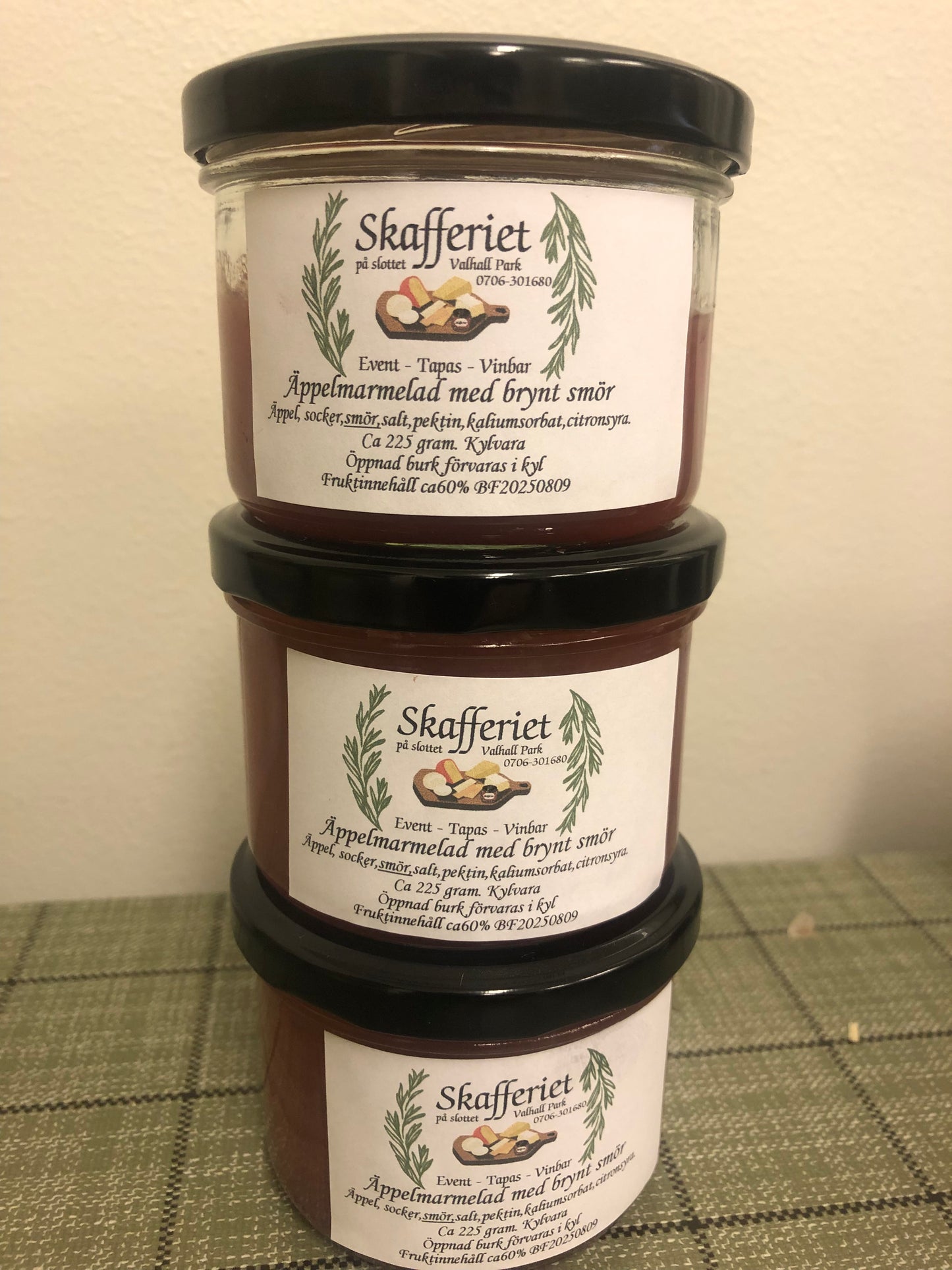 Äppelmarmelad med Brynt Smör 225g