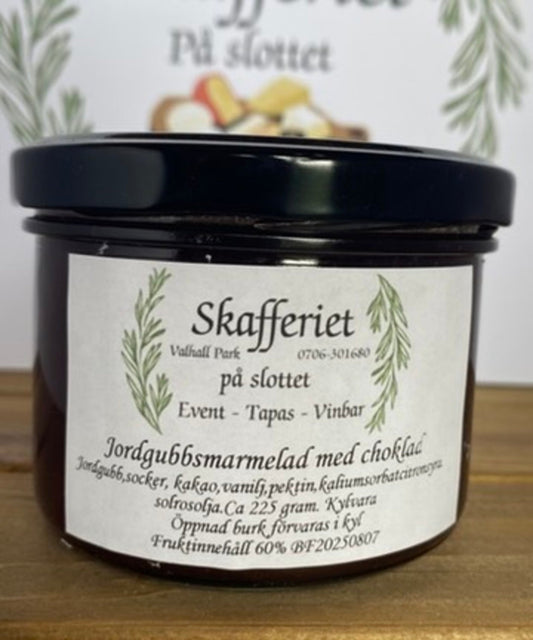 Jordgubbsmarmelad med Choklad
