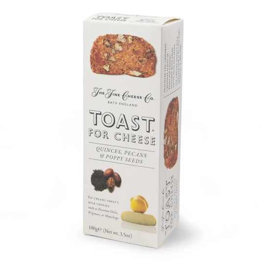 Toast till ost - Quitte, Pekannöt & Vallmofrön