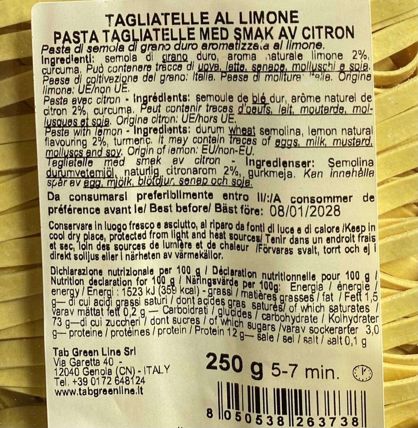 Tagliatelle al Limone – Gran Cucina